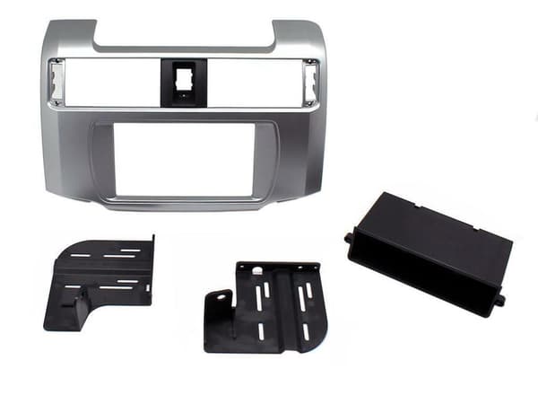 CD RADIO STEREO FASCIA FACIA SILVER CT24TY52 FOR TOYOTA 4RUNNER 2010 ONWARDS