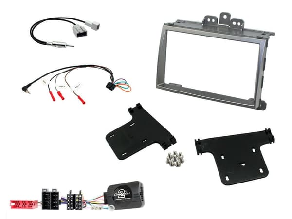 CTKHY02 SILVER DOUBLE DIN FACIA STEERING CONTROLS FOR HYUNDAI i20 2009-2012