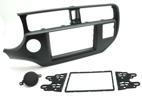 CD RADIO STEREO FACIA FASCIA PLATE CT23KI46L FOR KIA RIO LHD ANTHRACITE 2011