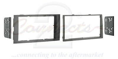 RADIO STEREO FACIA FASCIA CT23VW05 FOR VOLKSWAGEN TOUAREG BLACK BRACKETS 03-10