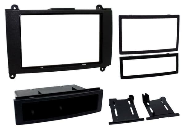 CT23MB27 FOR MERCEDES SPRINTER CD RADIO STEREO DOUBLE DIN FACIA FASCIA TRIM KIT