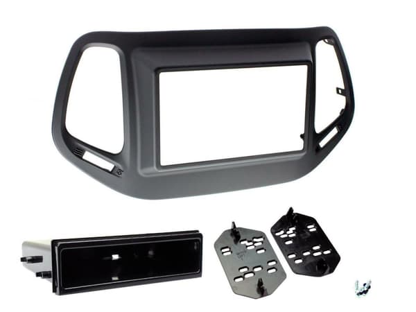 RADIO STEREO FACIA FASCIA CT23JP07 FOR JEEP COMPASS 2017 ONWARDS DOUBLE DIN