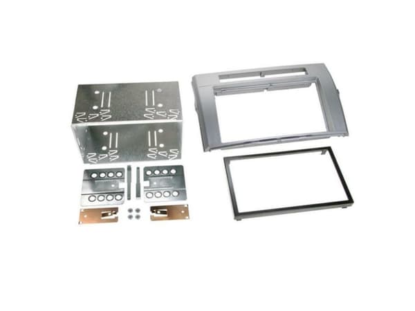 RADIO STEREO FACIA FASCIA PANEL SILVER CT23TY13 KIT FOR TOYOTA COROLLA VERSO
