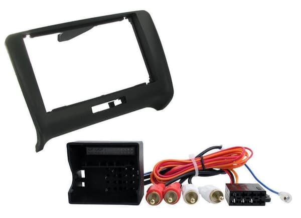 CT24AU24 Double Din Fascia Wiring Harness For BOSE Amplified Kit For Audi TT