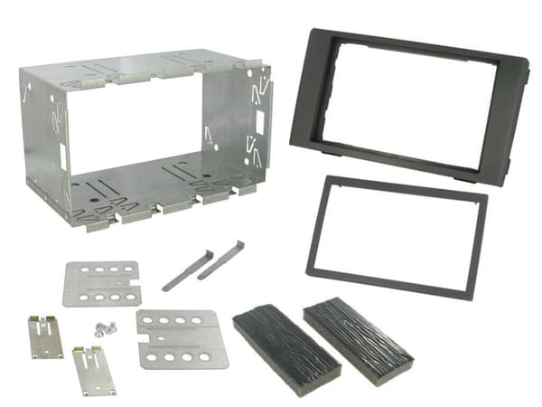 RADIO STEREO FACIA FASCIA CT23IV03 FOR IVECO DAILY DOUBLE DIN DARK GREY METALLIC