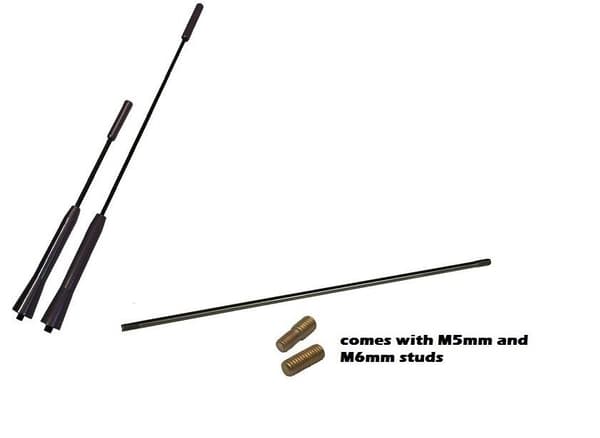 GENUINE REPLACEMENT BLACK ALLOY AERIAL MAST FITS ALFA 159 166 164 BEE STING