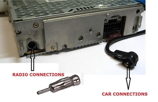 Celsus AAN2100  ISO to DIN Aerial Ariel Arial Adaptor Radio Stereo Tuner Adapter