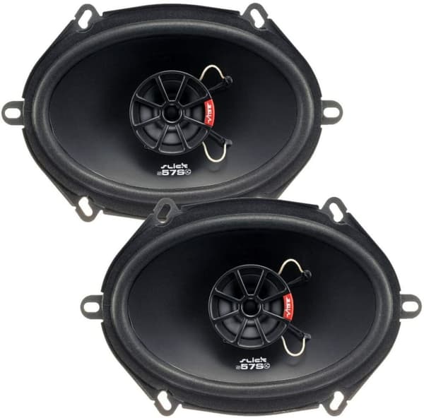 VIBE AUDIO SLICK57 V7 480W 80W RMS 5X7″ 130MM CAR VAN DOORS SPEAKERS PAIR