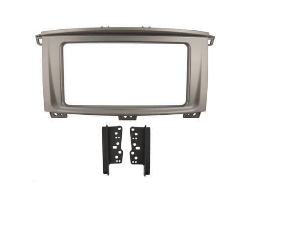 Car Double Din Fascia Kit With Brackets Silver For Lexus LX Series LX470 03-07