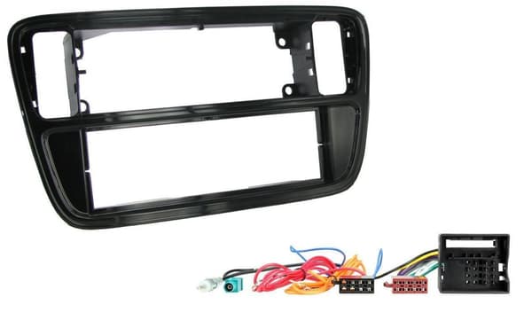 Stereo Radio Fascia Panel Surround Aerial Wiring Adaptor For Volkswagen VW Up