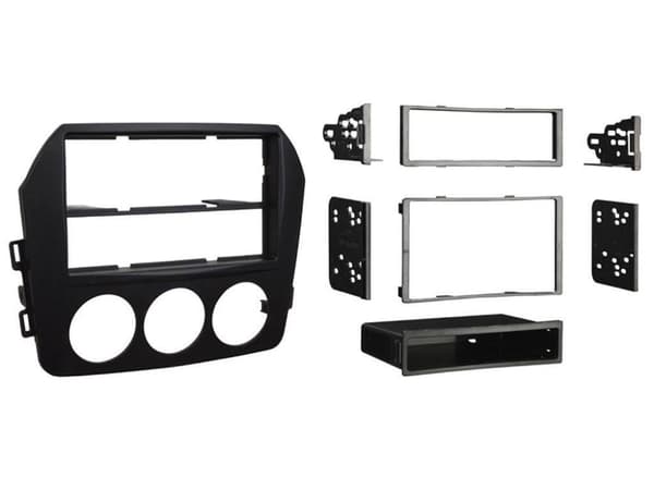 CT24MZ20 Matt Black Single Double Din Fascia Surround For Mazda MX-5 MX5 09-15