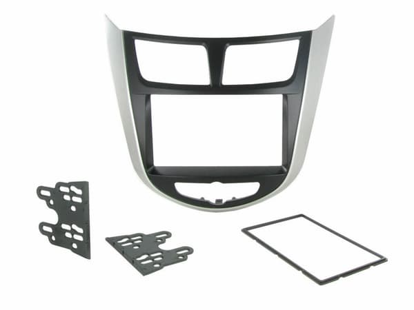 RADIO STEREO FACIA FASCIA CT23HY20 FOR HYUNDAI VERNA ACCENT SOLARIS DOUBLE DIN