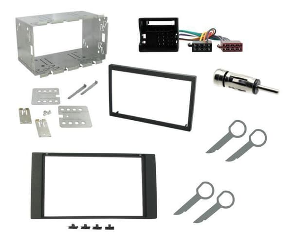 Car Stereo Double Din Black Fascia Facia Cage Kit For Ford Focus 2005 - 2007