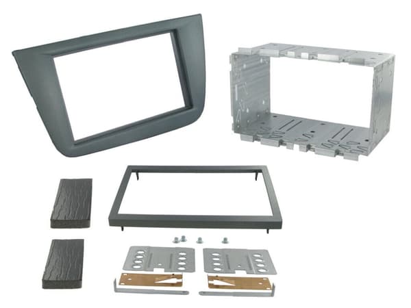 RADIO STEREO FACIA FASCIA CT23ST15L FOR SEAT TOLEDO LHD DARK GREY 2005 ONWARDS