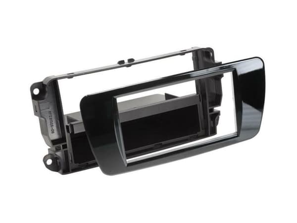 RADIO STEREO SINGLE DIN FACIA FASCIA PIANO BLACK CT24ST34 FOR SEAT IBIZA 2008-14