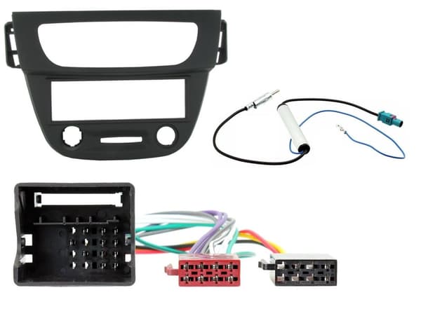 RADIO STEREO SINGLE DIN FACIA FASCIA PANEL FULL KIT CT24RT12 FOR RENAULT MEGANE