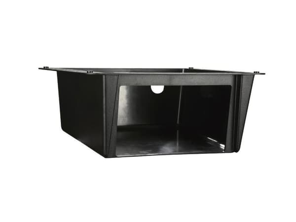 Universal Double Din Van Car HGV JCB Stereo Under Dash Tray Mount Housing Pocket
