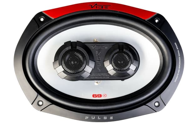 VIBE CAR AUDIO PULSE 600W 6X9″ 69-V4 TRI-COAXIAL SHELF DOOR SPEAKERS OVAL PAIR