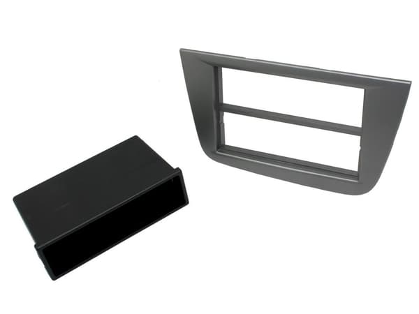 DOUBLE DIN FASCIA FACIA KIT FOR LEFT HAND DRIVE VEHICLES FITS SEAT ALTEA TOLEDO
