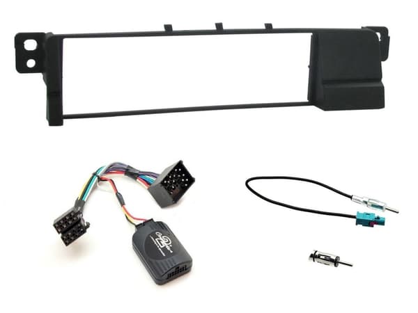 CAR CD RADIO STEREO FASCIA FACIA STEERING STALK ADAPTOR KIT FOR BMW 3 SERIES E46