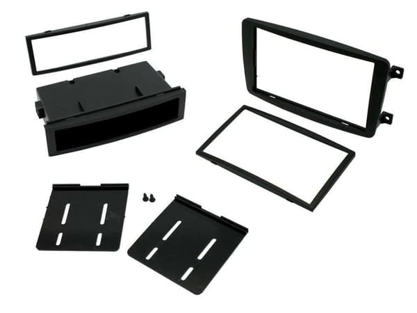 CT24MB22 RADIO STEREO DOUBLE SINGLE DIN FACIA FASCIA PLATE FOR MERCEDES C CLASS