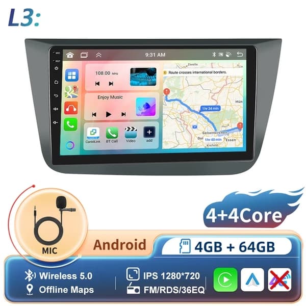Hej, Hilsen på fransk, Afslappet samtale, 2G 64G Carplay AHD