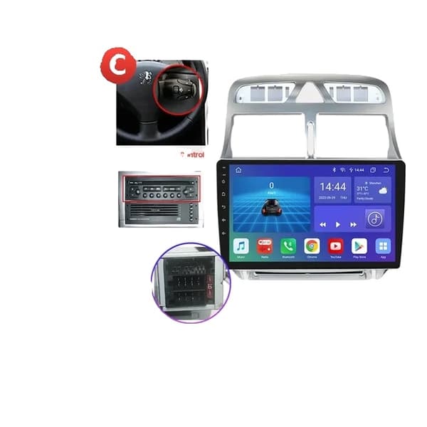 Carplay-autoradio, Android 12, monimediasoitin, S7 (Tyyppi C)
