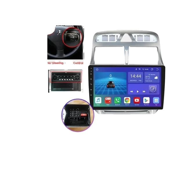 Carplay-autoradio, Android 12, monimediasoitin, S7 (Tyyppi C)