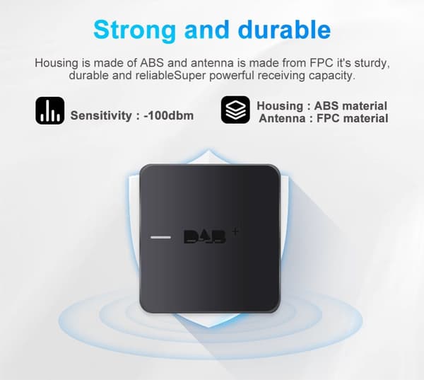 DAB+ antenn, USB-adapter, Android bilstereo spelare