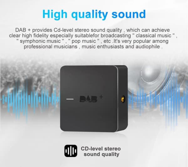 DAB+ antenn, USB-adapter, Android bilstereo spelare