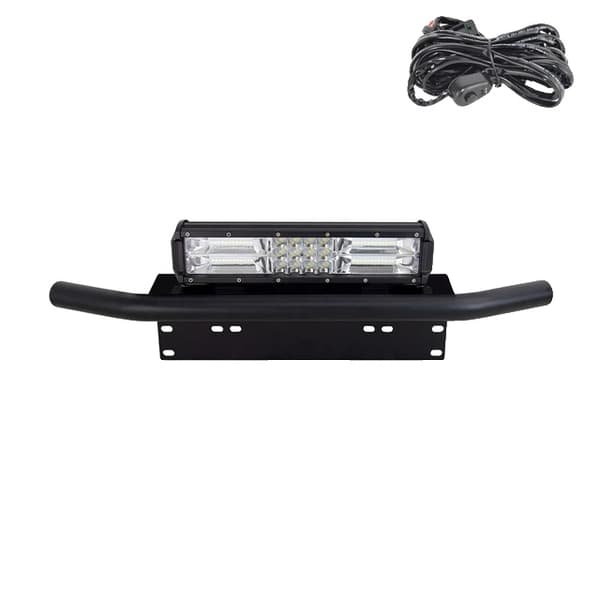 Nummerpladeholder, LED-lysbar, Offroad Spotlight, 4in Spot n Holder