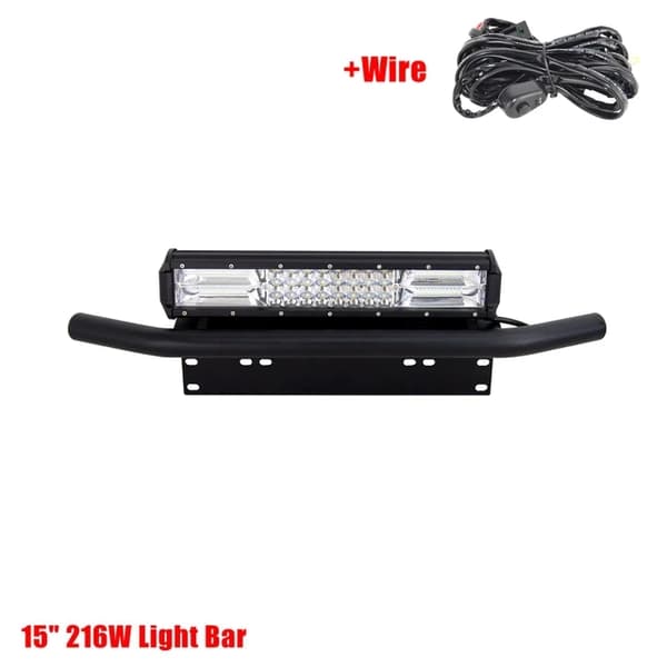 Nummerpladeholder, LED-lysbar, Offroad Spotlight, 4in Spot n Holder