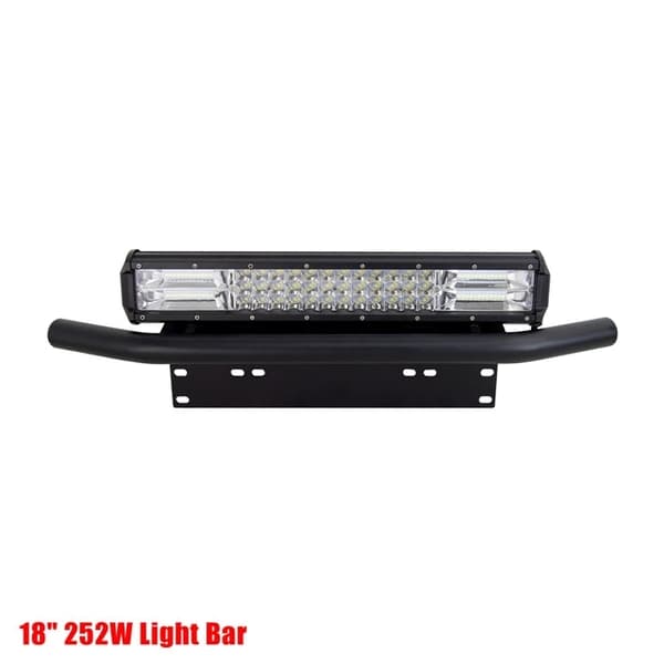 Nummerpladeholder, LED-lysbar, Offroad Spotlight, 4in Spot n Holder