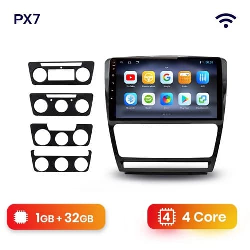 CarPlay-autoradio, langaton yhteys, Android Auto -integrointi, 4G-WIFI 4GB-64GB