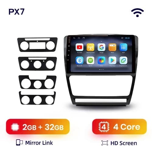 CarPlay-autoradio, langaton yhteys, Android Auto -integrointi, 4G-WIFI 4GB-64GB