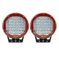 Miniatyrbillede 1 af 2: LED Arbejdslys, 9 tommer, 225W, Sort 2 stk