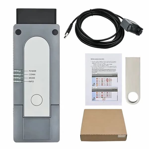 OBD2 Scanner, Firmwareopdatering, WIFI-forbindelse, Med plastikæske