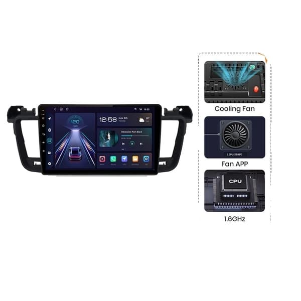 Carplay-autoradio, langaton Carplay, monimedia GPS-navigointi, WIFI 2GB-32GB A-1