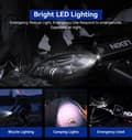 Miniatyrbild 4 av 5: Smart luftpump, 5000mAh batteri, LED digital display