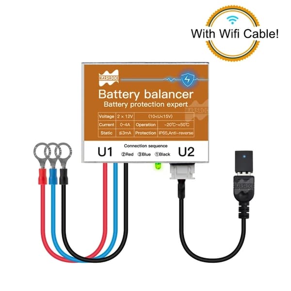 Batteriudligner, Bluetooth App-styring, Forlænget Batteri Levetid, 1 stk
