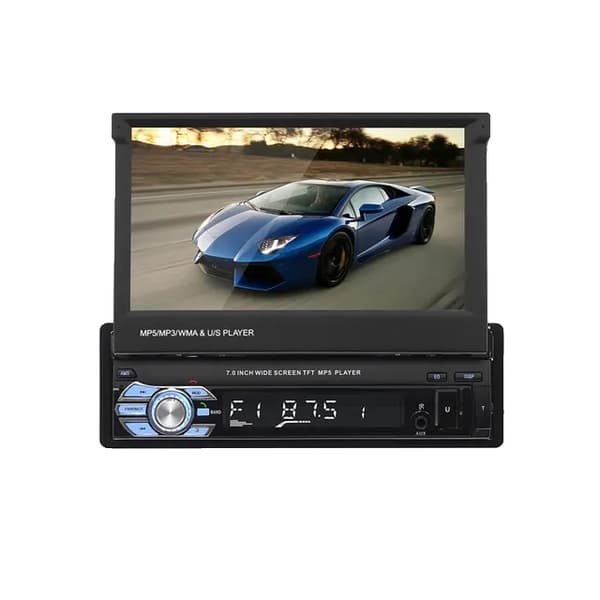 Bil Multimedia Spelare, Trådlös Anslutning, Infällbar Skärm, Ingen CarPlay-radio No CarPlay Radio