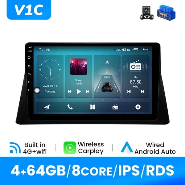 Carplay, Android 13, GPS, V1 (4GB 32GB)