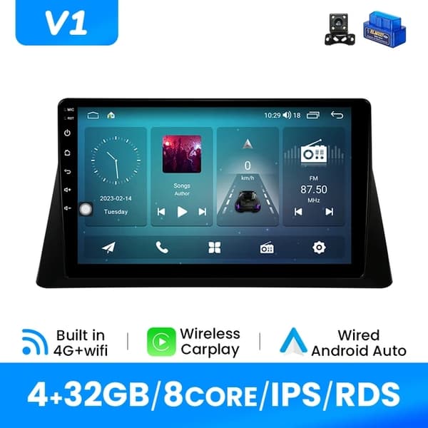 Carplay, Android 13, GPS, V1 (4GB 32GB)