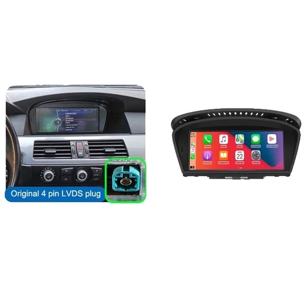 CarPlay Android Auto GPS-navigointi, 88 monitoiminäyttö, BMW 5/3-sarjan yhteensopivuus., CCC CIC