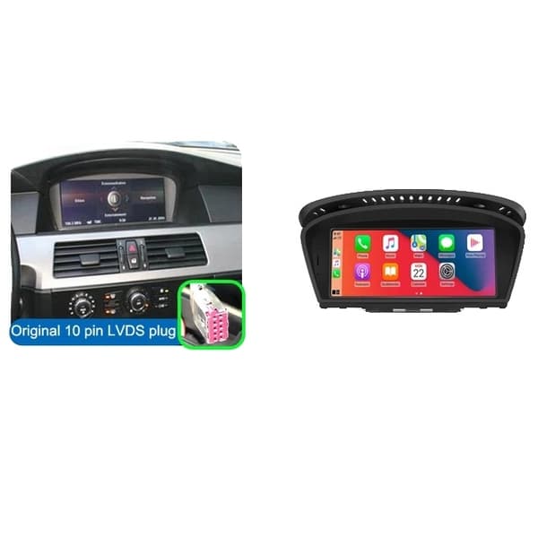 CarPlay Android Auto GPS-navigointi, 88 monitoiminäyttö, BMW 5/3-sarjan yhteensopivuus., CCC