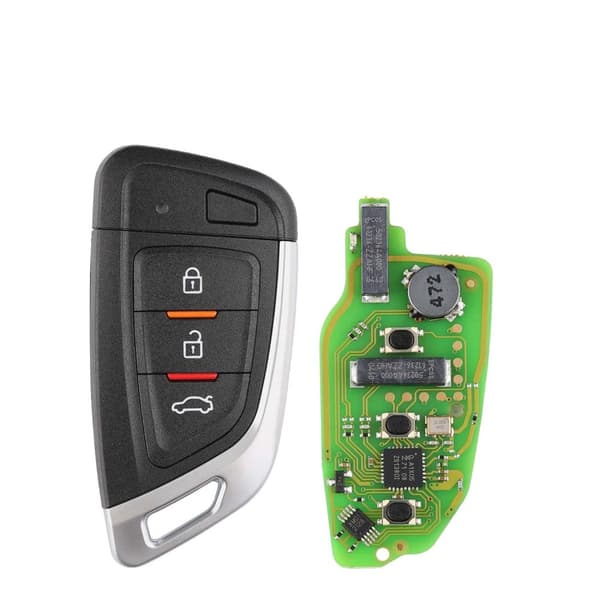 Smart nøgle, kompatibel med Chrysler og Land Rover, XS-serie teknologi., XSMQB1EN, 5PCS XSKF01EN