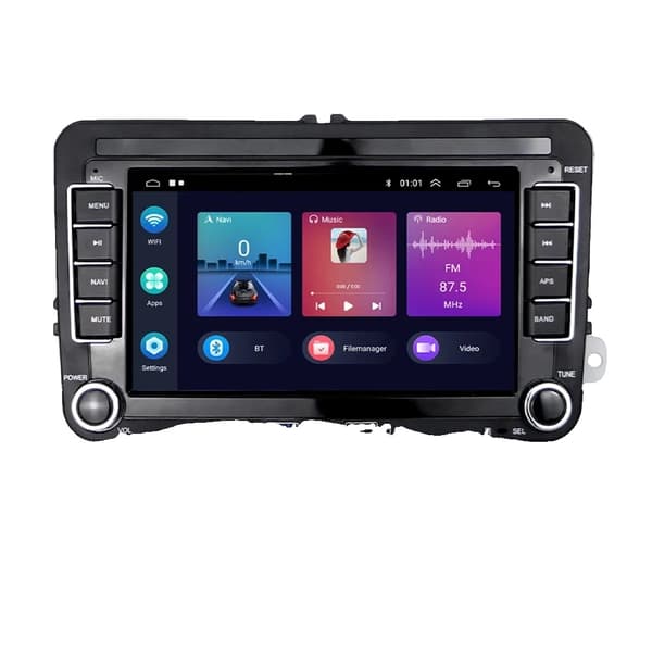 Auton multimedia-soitin, AI-ääniohjaus, Android-järjestelmä, 2 64G Carplay HiFi
