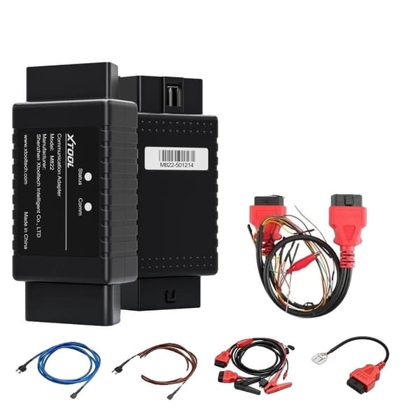 XTOOL M822 M821 -sovitin, kaikki avaimet kadonneet ratkaisu, Toyota 8A -avainten ohjelmointi, M822 kokonaispaketti
