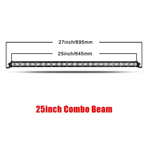 LED-ljusramp, Smal Design, Flera Storlekar, 20 tum Spot 2 st