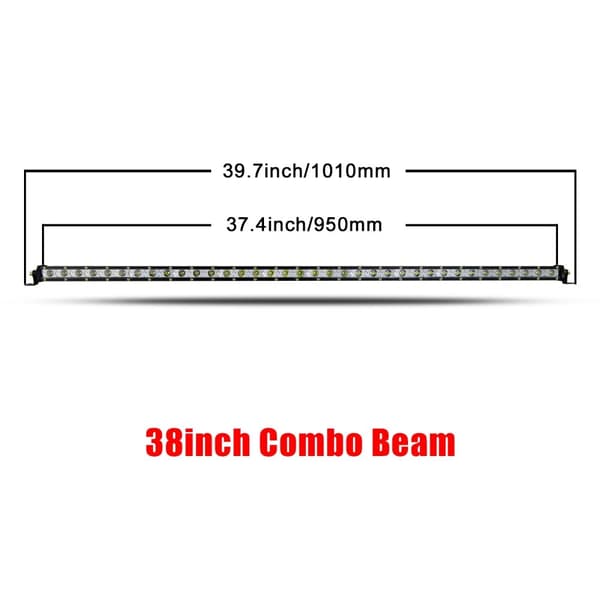 LED-ljusramp, Smal Design, Flera Storlekar, 20 tum Spot 2 st